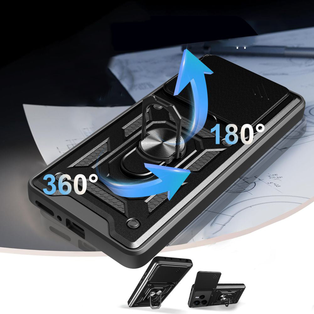 Case for Huawei nova 13, Techsuit, CamShield, Black