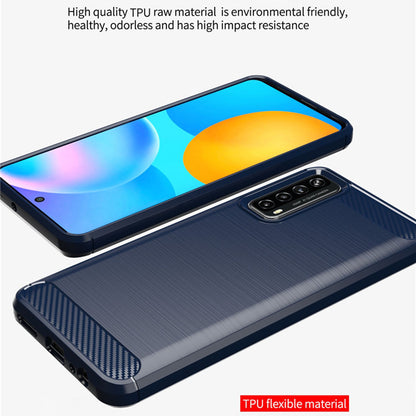 Case for Huawei P smart 2021, Techsuit, Carbon, Black