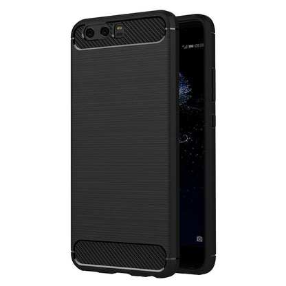 Case for Huawei P10 Plus, Techsuit, Carbon, Black