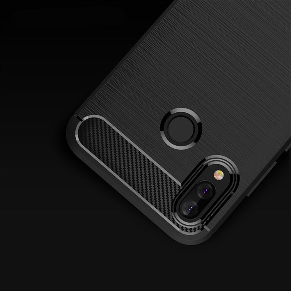 Case for Huawei P20 Lite, Techsuit, Carbon, Black