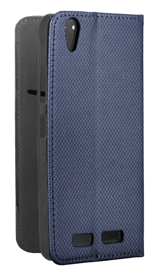 Coque pour Huawei P30 lite New Edition / P30 lite, OEM, Aimant Intelligent, Bleu marine