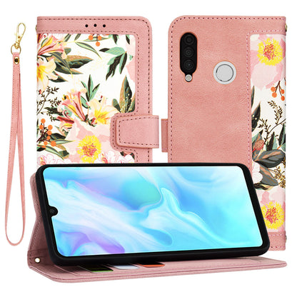 Coque pour Huawei P30 lite New Edition / P30 lite, Techsuit, FlipCraft, Rose