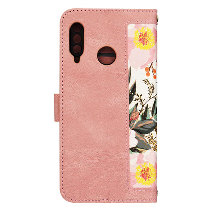 Coque pour Huawei P30 lite New Edition / P30 lite, Techsuit, FlipCraft, Rose