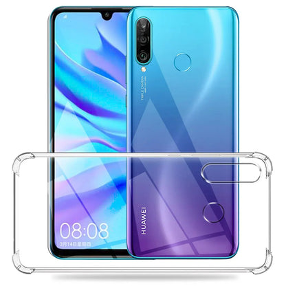 Case for Huawei P30 lite New Edition / P30 lite, Techsuit, Shockproof Clear, Transparent