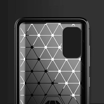 Coque pour Huawei P40 Pro, Techsuit, Carbone, Noire