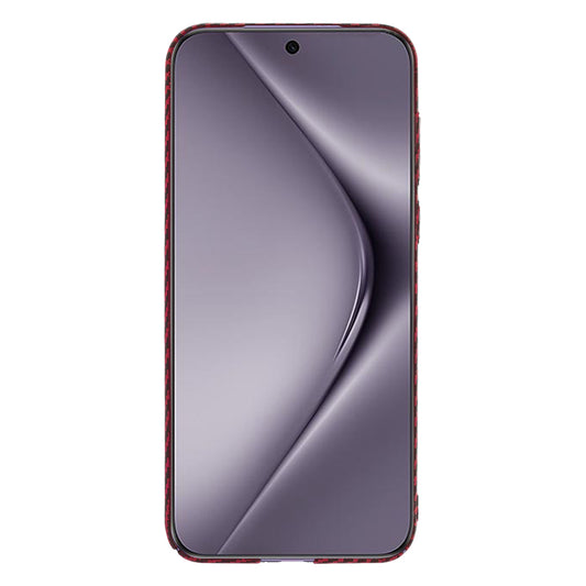 Coque pour Huawei Pura 70 Pro, Techsuit, Carbonite FiberShell, Rouge
