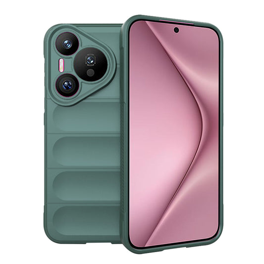 Coque pour Huawei Pura 70, Techsuit, Magic Shield, Vert