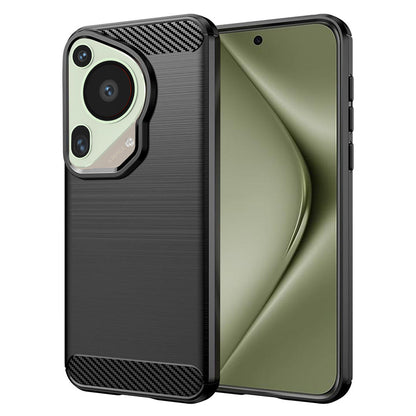 Case for Huawei Pura 70 Ultra, Techsuit, Carbon, Black