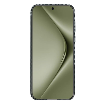 Coque pour Huawei Pura 70 Ultra, Techsuit, Carbonite FiberShell, Noir Gris
