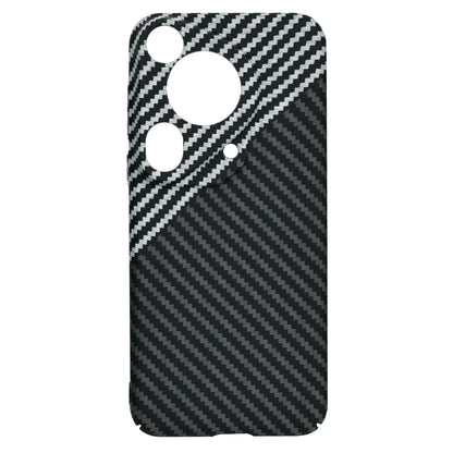 Coque pour Huawei Pura 70 Ultra, Techsuit, Carbonite FiberShell, Noir Gris