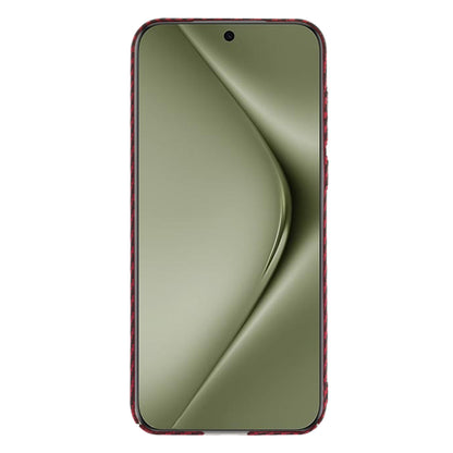Coque pour Huawei Pura 70 Ultra, Techsuit, Carbonite FiberShell, Rouge