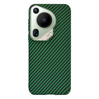 Coque pour Huawei Pura 70 Ultra, Techsuit, Carbonite FiberShell, Vert