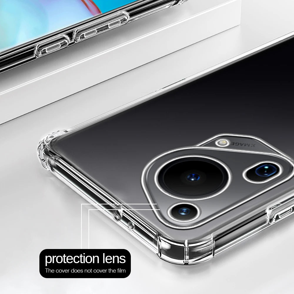 Coque pour Huawei Pura 70 Ultra, Techsuit, Antichoc Claire, Transparente