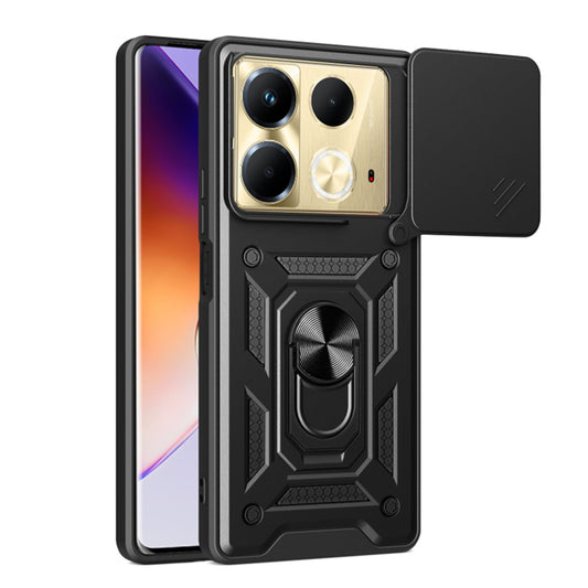 Case for Infinix Note 40 4G, Techsuit, CamShield, Black