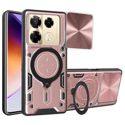 Coque pour Infinix Note 40 Pro+, Techsuit, CamGuard Pro, Rose Doré
