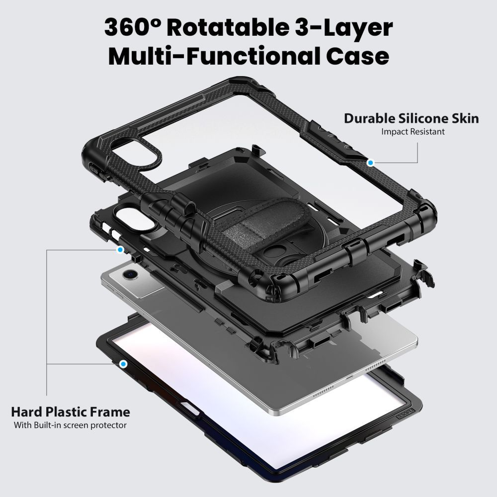 Étui pour Lenovo Idea Tab 11, Tech-Protect, Solid, Noir