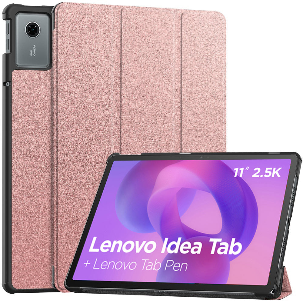 Étui pour Lenovo Idea Tab 11, Techsuit, FoldPro, Rose Doré