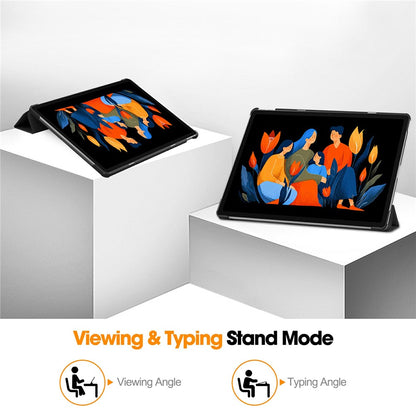 Étui pour Lenovo Idea Tab Plus, Techsuit, FoldPro, Noir