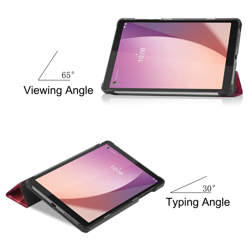 Case for Lenovo Tab M8 (4th Gen), Techsuit, FoldPro, Black