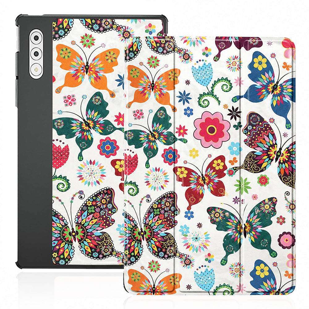 Housse pour Lenovo Yoga Tab Plus, Techsuit, FoldPro Butterfly, Multicolore