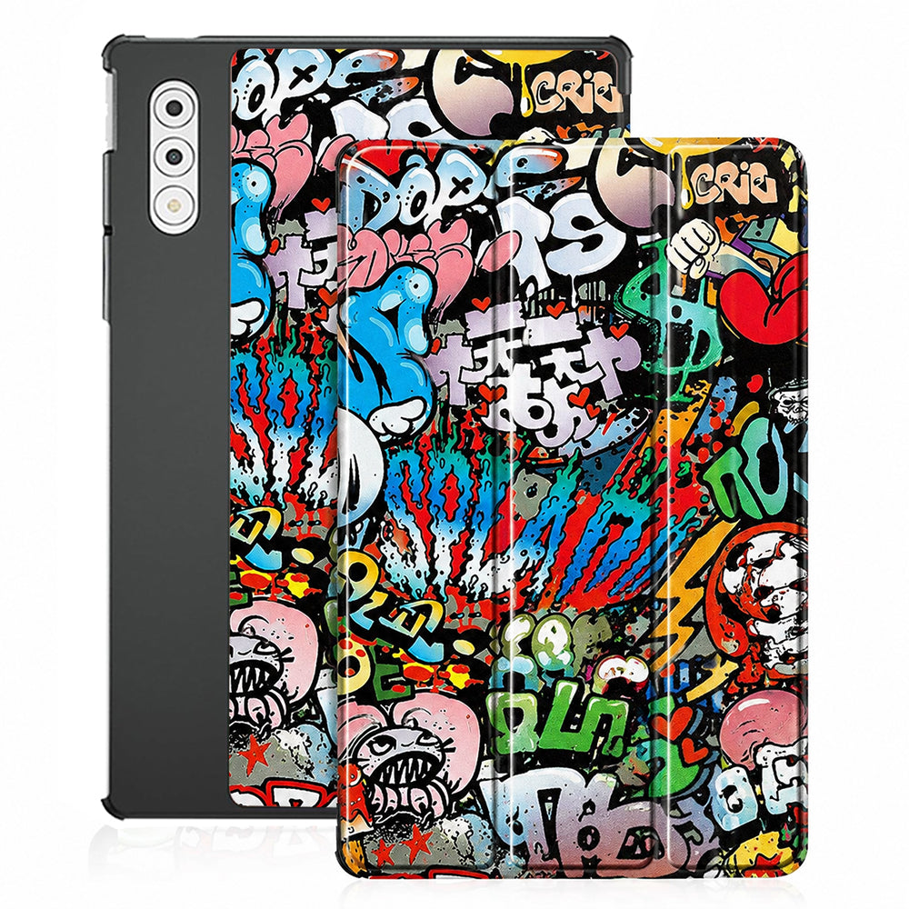 Housse pour Lenovo Yoga Tab Plus, Techsuit, FoldPro Urban Vibe, Multicolore
