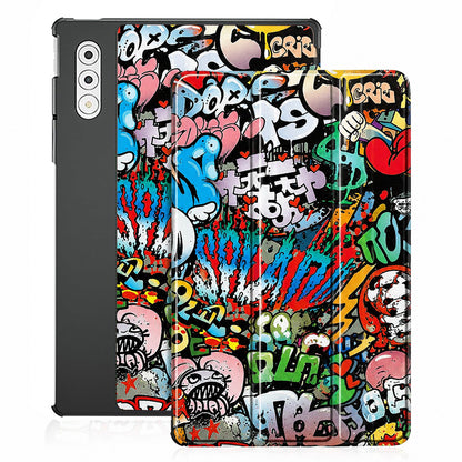Housse pour Lenovo Yoga Tab Plus, Techsuit, FoldPro Urban Vibe, Multicolore
