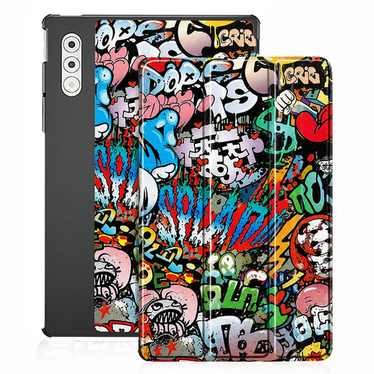 Housse pour Lenovo Yoga Tab Plus, Techsuit, FoldPro Urban Vibe, Multicolore