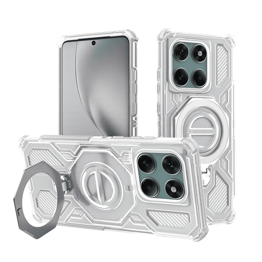Coque pour Motorola Edge 60 Pro, Techsuit, Carbon Shield Pro, Blanche