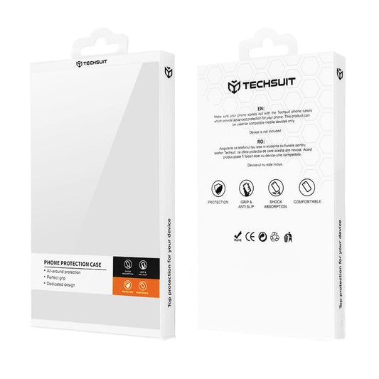 Coque pour Motorola Edge 60 Pro, Techsuit, Carbon Shield Pro, Fumé