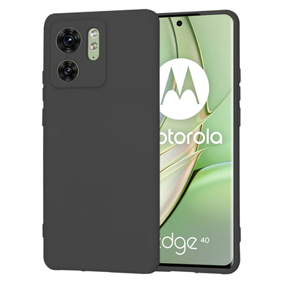 Coque pour Motorola Edge (2023) / Edge 40, Techsuit, SoftFlex, Noire