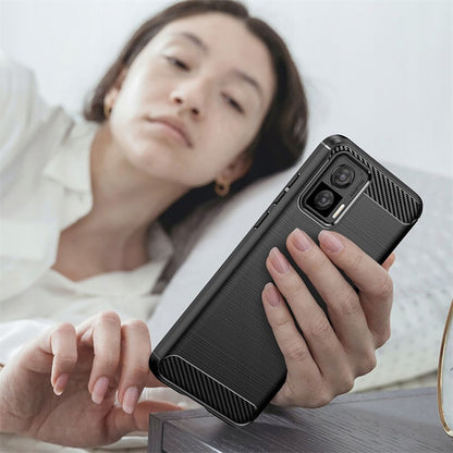 Case for Motorola Edge 30 Neo, Techsuit, Carbon, Black