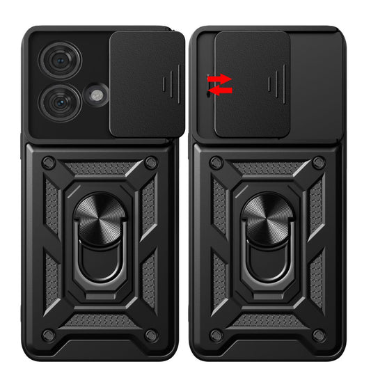 Coque pour Motorola Edge 40 Neo, Techsuit, CamShield, Noire