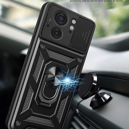 Coque pour Motorola Edge 40, Techsuit, CamShield, Noire
