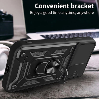 Coque pour Motorola Edge 40, Techsuit, CamShield, Noire