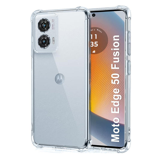 Coque pour Motorola Edge 50 Fusion, Techsuit, Antichoc Claire, Transparente