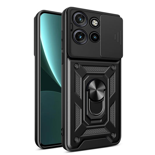 Coque pour Motorola Edge 50 Neo, Techsuit, CamShield, Noire