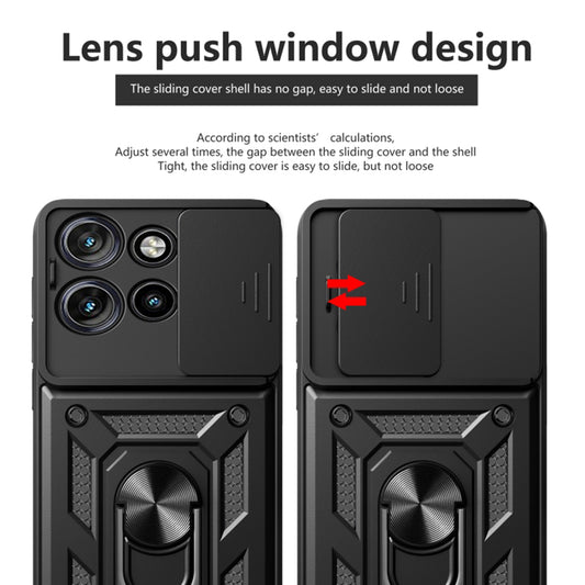 Coque pour Motorola Edge 50 Neo, Techsuit, CamShield, Noire