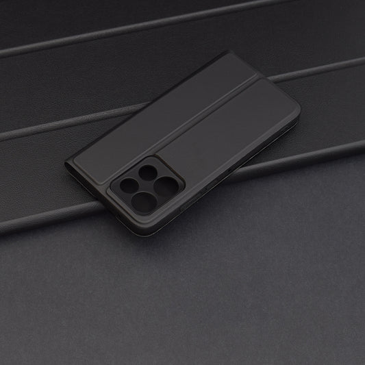 Coque pour Motorola Edge 50 Neo, Techsuit, Magskin Book, Noire