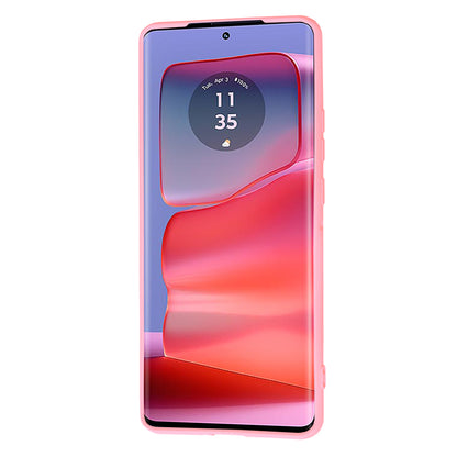 Coque pour Motorola Edge 50 Pro, Techsuit, SoftFlex, Rose Clair