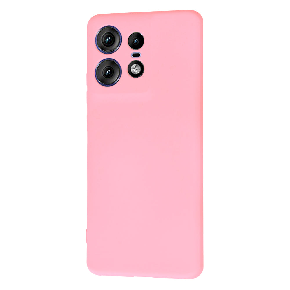Coque pour Motorola Edge 50 Pro, Techsuit, SoftFlex, Rose Clair