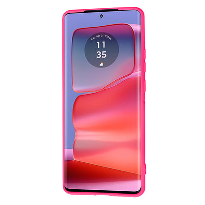 Coque pour Motorola Edge 50 Pro, Techsuit, SoftFlex, Rose Foncé