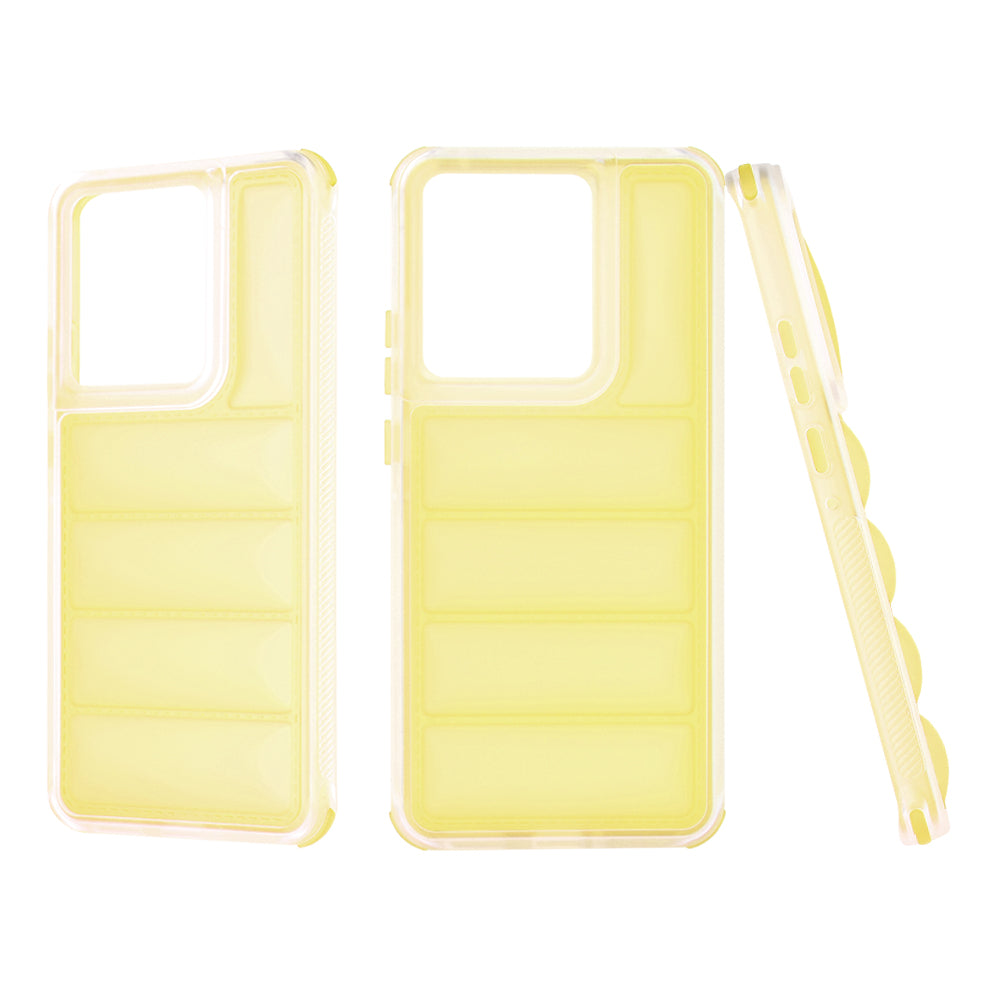Coque pour Motorola Edge 50 Pro, Techsuit, Wave Shield, Jaune