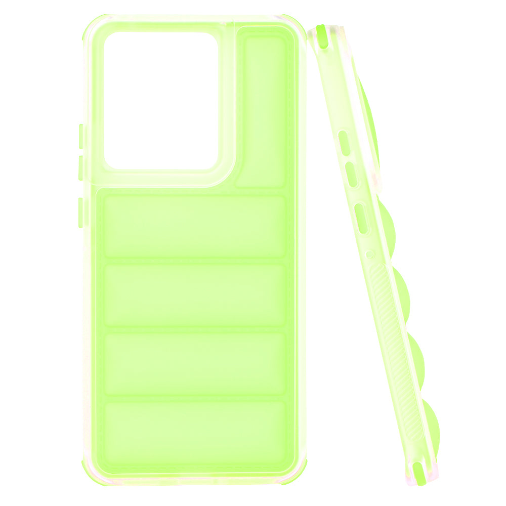 Coque pour Motorola Edge 50 Pro, Techsuit, Wave Shield, Vert