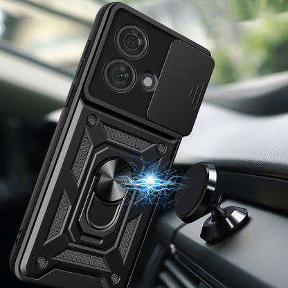 Coque pour Motorola Edge 50 Ultra, Techsuit, CamShield, Noire