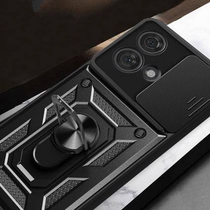 Coque pour Motorola Edge 50 Ultra, Techsuit, CamShield, Noire