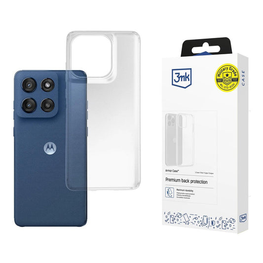 Coque pour Motorola Edge 60, 3MK, Armor, Transparente