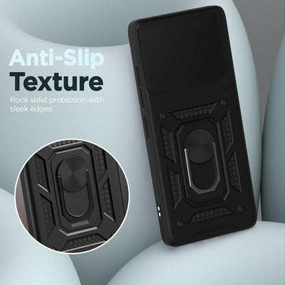 Coque pour Motorola Edge 60 Fusion / Edge 60, Techsuit, CamShield, Noire