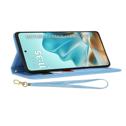 Case for Motorola Edge 60 Fusion / Edge 60, Techsuit, FlipCraft, Blue