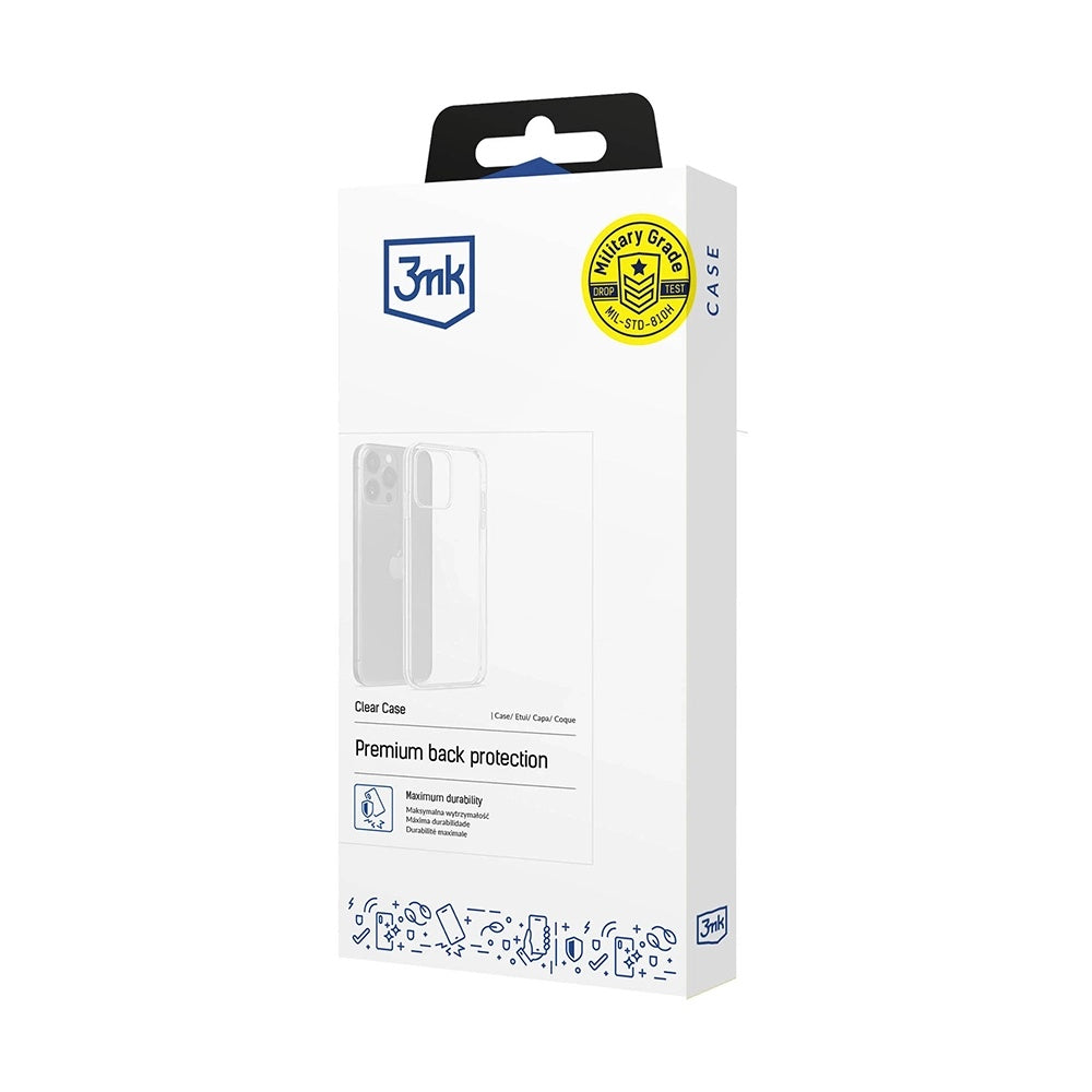 Coque pour Motorola Edge 60 Pro, 3MK, Clear, Transparente