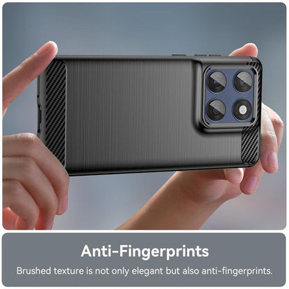 Coque pour Motorola Edge 60 Pro, Techsuit, Carbone, Noire